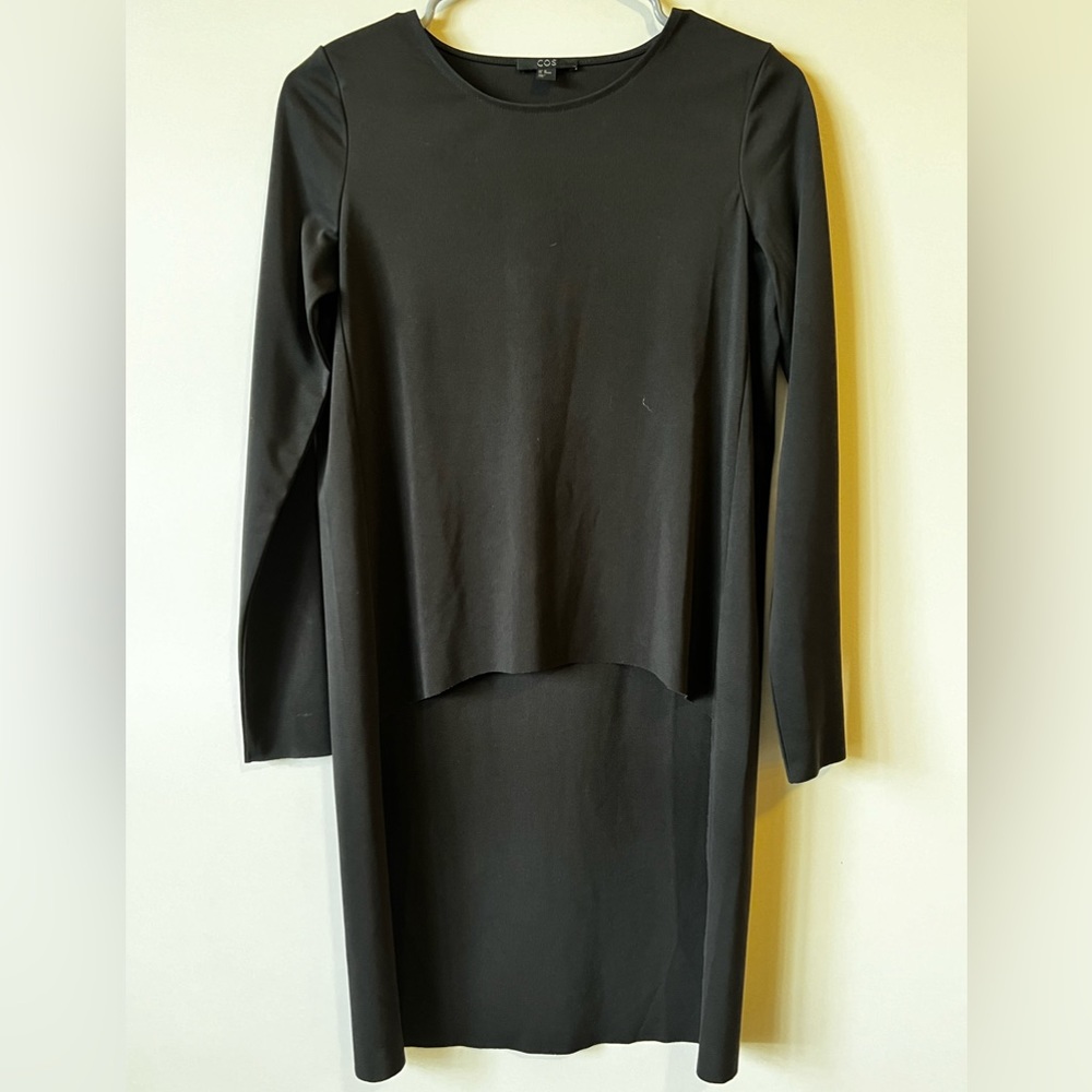 Black COS Multi length blouse
